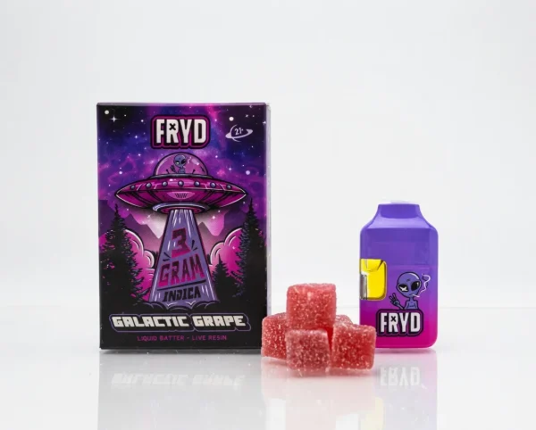 Fryd Galatic Grape Disposable (Indica) With Gummies