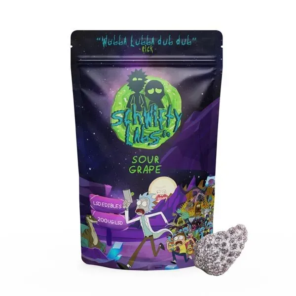 LSD Edible 200ug Sour Grape Schwifty Labs LSD Edible 200ug Sour Grape Schwifty Labs