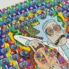 Rick and Morty Blotter Art